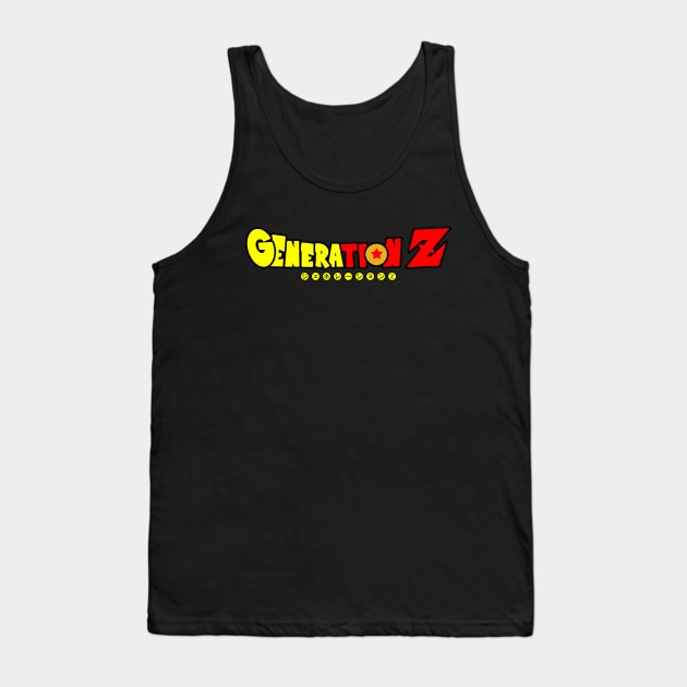 Generation Z Gen Z Slogan Tank Top by BoggsNicolas